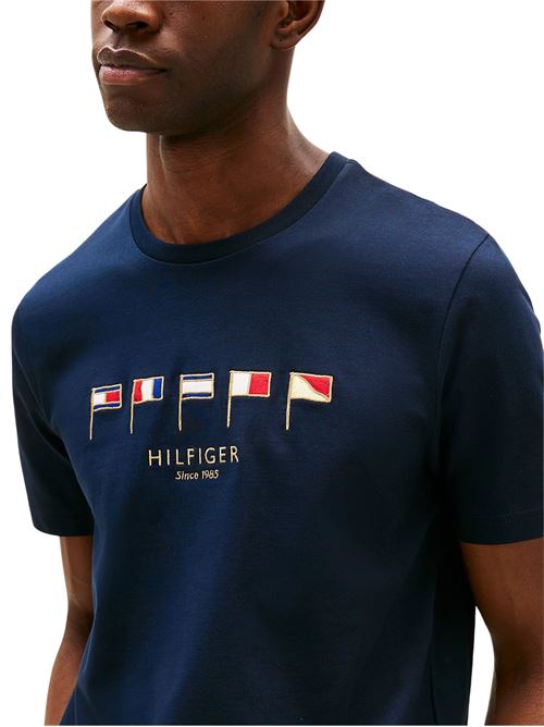 T-shirt con bandiere Tommy Hilfiger Tommy Hilfiger | MW0MW38616DW5